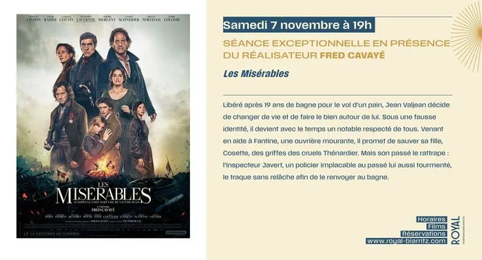 Les Misérables, séance exceptionnelle en présence du réalisateur Fred Cavayé