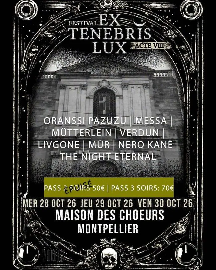 PASS 3 SOIRS - EX TENEBRIS LUX
