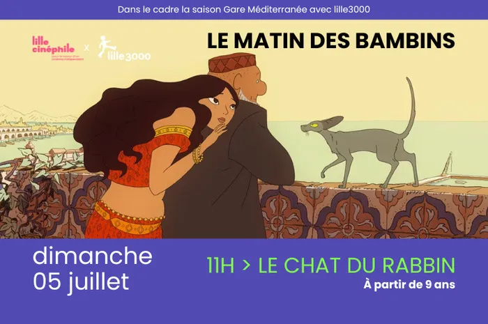 Cinéma Jeune Public - Le chat du rabbin de Joann Sfar et Antoine Delesvaux