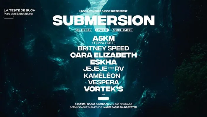 ANNULÉ - UNDER EVENTS et MARÉE BASSE présentent : SUBMERSION