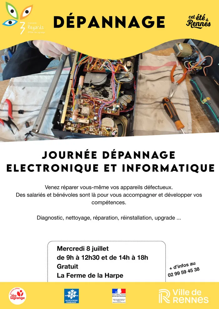 Journée depannage électronique et informatique