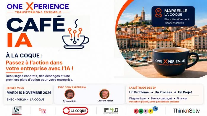 ☕ Café IA à La Coque : passez à l'action avec l'IA dans votre entreprise !