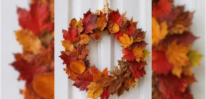 Atelier couronnes de feuilles
