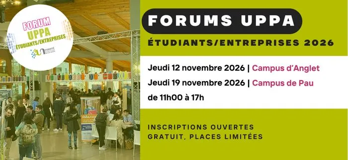 Forum UPPA Étudiants/Entreprises 2026