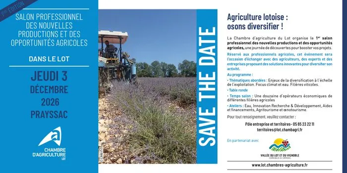 Agriculture lotoise : osons diversifier !