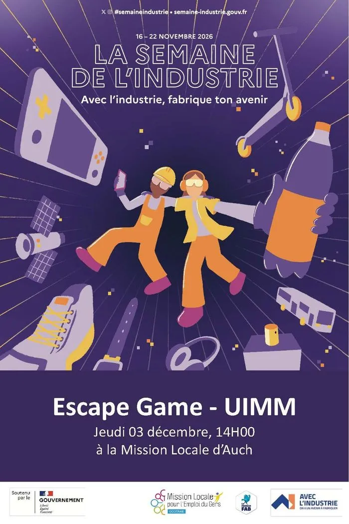 MISSION LOCALE ET ESCAPE GAME UIMM