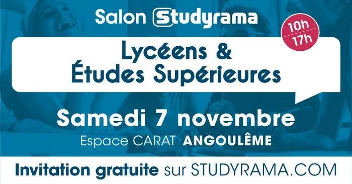 Salon Studyrama des lycéens et des études supérieures d’Angoulême
