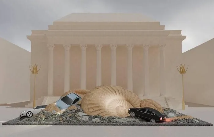 Fossil Opera - Installation de Théo Mercier