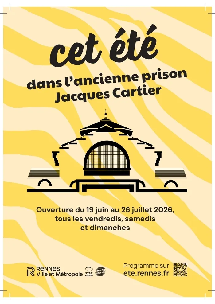 Cet été à l'ancienne prison Jacques-Cartier, programme du mois de juillet