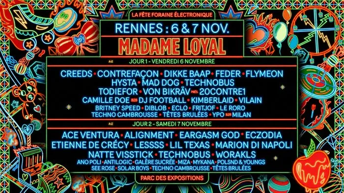 MADAME LOYAL RENNES : 6 & 7 NOVEMBRE