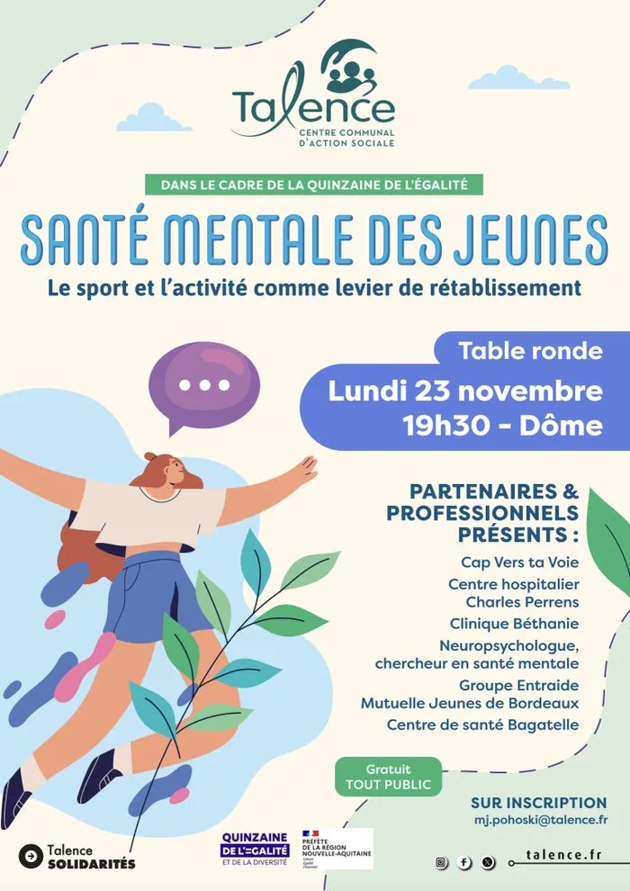 Table ronde "Santé mentale des jeunes"