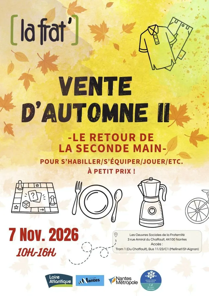 Vente d'automne II de la Frat'