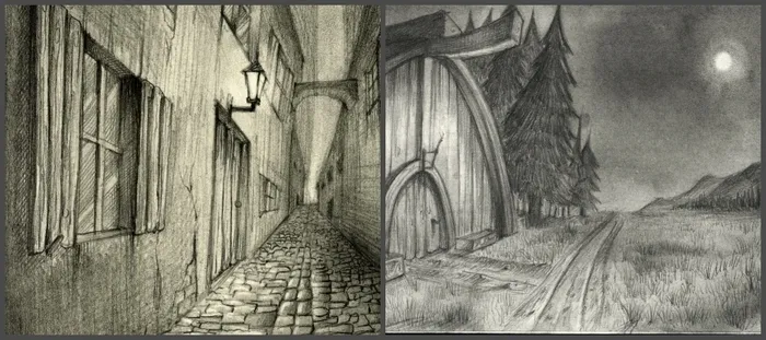 Stage : Créer un paysage au graphite