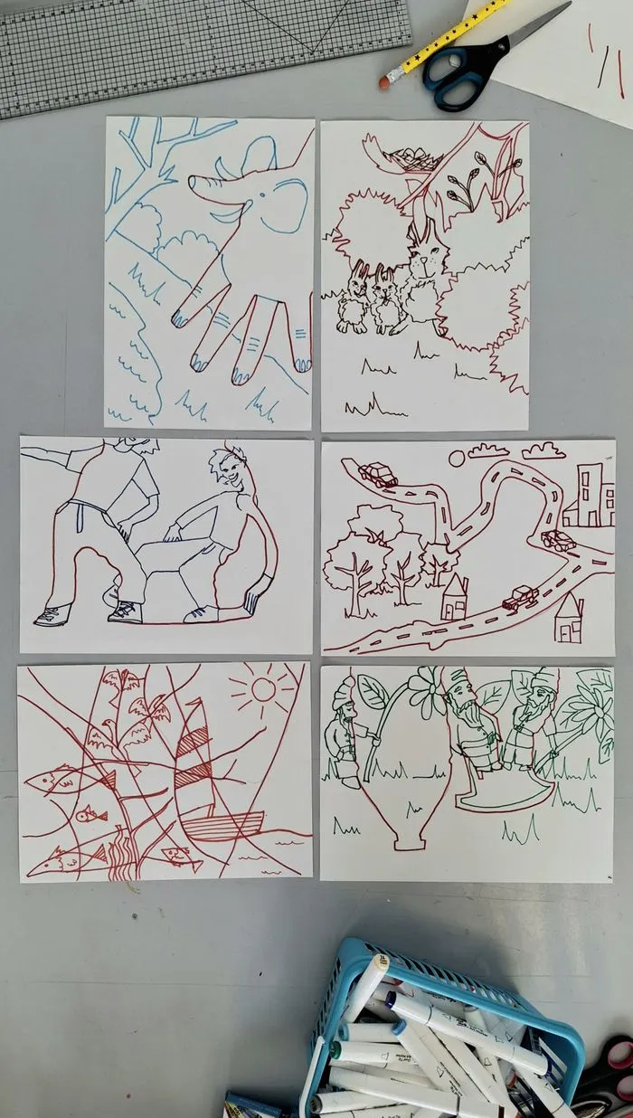Atelier "Dessiner les ombres" par Joel Janse van Vuuren à Bonus