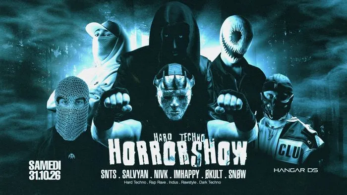 HARDTECHNO HORROR SHOW // SNTS - SALVYAN - NIVK - IMHAPPY