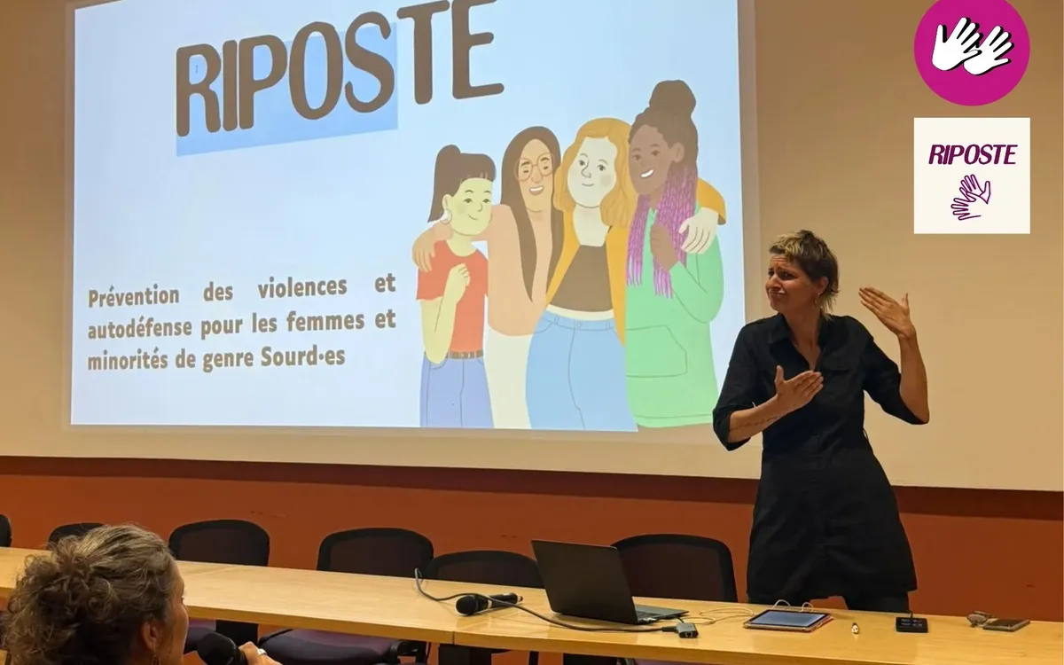 Conférence "État des lieux des violences faites aux femmes Sourdes et prévention des agressions, empowerment et autodéfense pour femmes et minorités de genre Sourdes" avec Riposte LSF