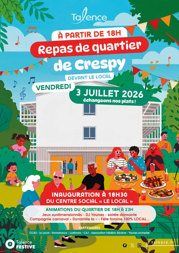 Repas de quartier de Crespy